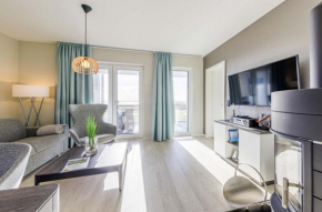 5 Sterne Ferienwohnung Stranddomizil mit Eckbalkon und Boddenblick in Wustrow